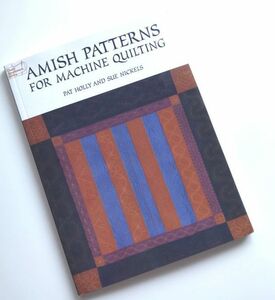 希少洋書本ミシンキルトアーミッシュパターン図案集パッチワークデザイン集アーミッシュキルト44図花羽根バスケット星アップリケ縫い方図解
