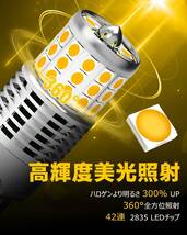 T20 【最新強化モデル】AUXITO T20シングル LED ウインカーバルブ アンバー キャンセラー内臓 7440 ハイフラ防_画像3