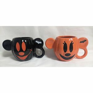 マグカップ ハロウィン ディズニー Disney ミッキー ミニー Halloween かぼちゃ セット 