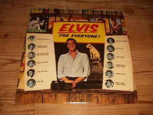 LP：ELVIS PRESLEY ELVIS FOR EVERYONE メンフィス・テネシー エルヴィス・プレスリー：生誕50周年盤