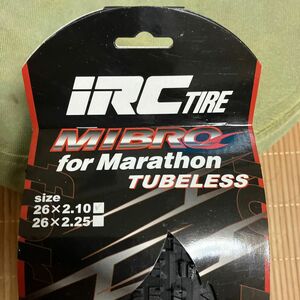 IRC MIBRO for Marathon TUBELESS 26×2.1 1個