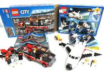 LEGO CITY 60084 60078 まとめ２品セット スペースシャトル レーシングバイク USED品 ほぼ完品 おもちゃ ブロック レゴ kd_画像1