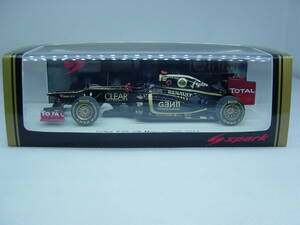 送料350円～ 【タイヤ溶けあり】spark 1/43 Lotus E20 Monaco GP 2012 #9 Kimi Raikkonen ロータス キミ・ライコネン モナコGP