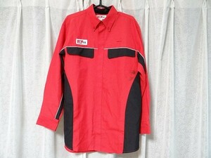 希少 JA SS 農業協同組合 ガソリンスタンド 長袖シャツ 作業服 メカニック サイズ40