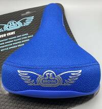 Se Bikes Flyer Seat BMX サドル　ブルー　青　新品未使用_画像2