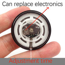 アルファロメオ 創立110周年 ロゴ入り 車内インテリア向け 小型 時計 クロック 付属品付_画像7