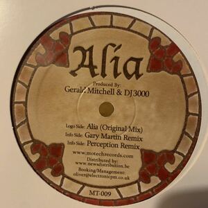 [ Gerald Mitchell & DJ 3000 - Alia - Motech MT009 ] Gary Martin , Perception/Chuck Gibson