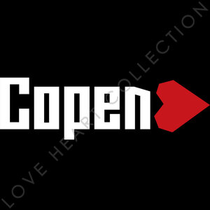 Copen ハートステッカー ホワイト　1枚　LOVE HEART COLLECTION　ダイハツ コペン LA400K L880K　トヨタ LA400A　新品 未使用 送料無料