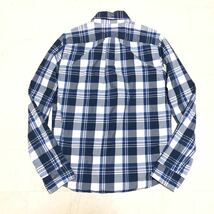 【送料360円】Abercrombie&Fitch アバクロ チェックシャツ 長袖シャツ 男性用 メンズ Sサイズ 古着 AB558_画像2