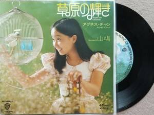 アグネス・チャン　草原の輝き　EPレコード【同梱可】♪品質保証♪