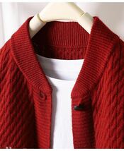 トップス　ニットコート　ニットセーター　羽織り物ニットカーディガン　ロング丈　肌触りいい　柔らかい_画像6