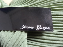 送料無料 新品 Jeunne garcon ジュンヌ ギャルソン ロング スカート プリーツ レディース M グリーン 緑_画像6