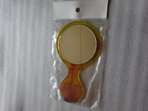  mirror hand-mirror amber pattern 250 jpy sweets color unused unopened prompt decision 