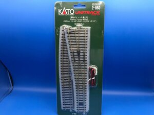 3I23011　HOゲージ　KATO　カトー　UNITRACK　Code83　品番2-860　電動ポイント6番(左)　中古未開封品