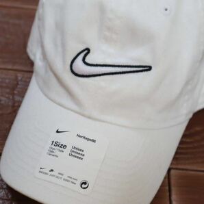 新品 NIKE ナイキ U NSW H86 SWOOSH WASH CAP キャップ ユニセックス コットンキャップ 白 ホワイト 943091-100の画像5