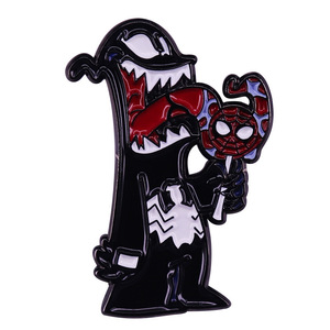 新品　ヴェノム　ピンブローチ　ピンバッジ　ピンズ　Venom　スパイダーマン