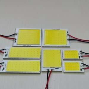 ハイエース 7型 スーパーGL標準 超爆光! T10 LED COB 全面発光 ルームランプ 7個セット ホワイト トヨタ /c48/c24/c36/c18