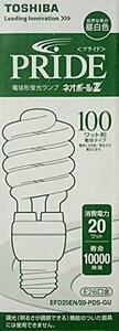 東芝 電球形蛍光灯 電球100Wタイプ(D形) 3波長形昼白色 E26口金 EFD25EN/20-PDS-GU(中古 未使用品)　(shin