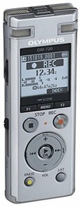 【中古 良品】 OLYMPUS ICレコーダー VoiceTrek 4GB MicroSD対応 DM-720 シルバー DM-720 SLV　(shin