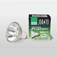 USHIO ダイクロハロゲン JDRφ70 100W形 広角 E11口金 【10個入り】 JDR110(未使用・未開封品)　(shin