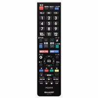 シャープ　液晶テレビ用　リモコン＜ブラック系＞（LC-24K30-B LC-22K30-B LC-19K30-B）(0106380482　(shin