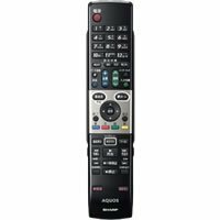 シャープ[SHARP]　オプション・消耗品　【0106380320】　液晶テレビ用　リモコン(中古品)　(shin