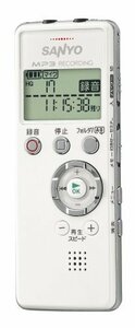 【中古品】 SANYO ICレコーダー(ホワイト) [ICR-B001M(W)]　(shin