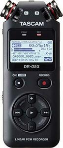 TASCAM タスカム - USB オーディオインターフェース搭載 ステレオ リニアPCMレコーダー DR-05X(中古品)　(shin