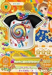 アイカツ! 第6弾 06-41 キャンディプリントラグランTシャツ/ノーマル(中古 未使用品)　(shin