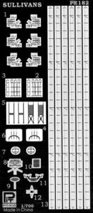 ピットロード 1/700 アメリカ海軍 駆逐艦 ザ・サリヴァンズ用 エッチングパーツ PE182(中古品)　(shin