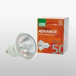 USHIO ダイクロハロゲン ADVANCE JDRφ50 70W 広角 【10個入り】 JDR110V70(未使用・未開封品)　(shin