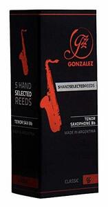 Gonzalez Reeds ”Classic” Model　ゴンザレス　テナーサックスリード　クラシックモデル (2-1/2)(中古品)　(shin