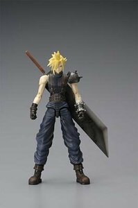 FINAL FANTASY VII PLAY ARTS クラウド・ストライフ(PVC塗装済みアクションフィギュア)(中古品)　(shin