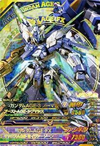 ガンダムトライエイジ DW3-035 ガンダムAGE-3 ノーマル／ガンダムAGE-FX P(中古 未使用品)　(shin