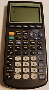 Texas Instruments Ti-83 Plus グラフ電卓 (パッケージは異なる場合があります)(中古品)　(shin