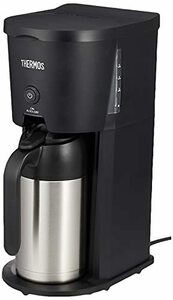 サーモス 真空断熱ポットコーヒーメーカー 0.63L ブラック ECJ-700 BK(中古品)　(shin