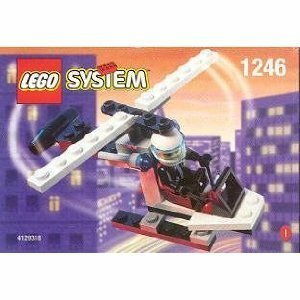 Lego City Mini Figure Set #1246 Helicopter [並行輸入品](中古品)　(shin