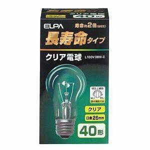 （まとめ買い） ELPA 長寿命クリア L100V38W-C 【×10】(中古品)　(shin