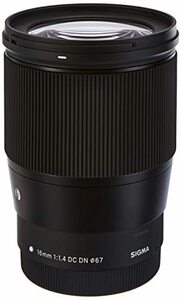 16mm F1.4 DC DN キヤノンEF-M用(中古 未使用品)　(shin