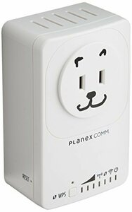 PLANEX 11n 無線LAN中継機 忠継大王 MZK-EX300NP(中古品)　(shin