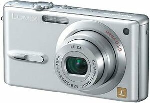 【中古 良品】 Panasonic DMC-FX9-S Lumix シルキーシルバー　(shin