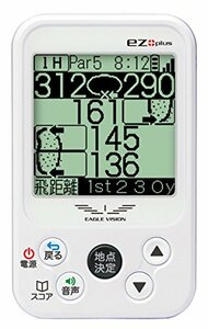 朝日ゴルフ(ASAHI GOLF) ゴルフナビGPS EAGLE VISION イーグルビジョン ez plus EV-414 ホワイト(中古品)　(shin