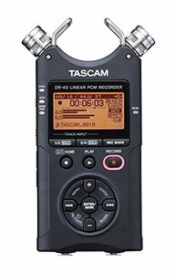 TASCAM 24bit/96kHz対応リニアPCMレコーダー DR-40VERSION2(中古品)　(shin
