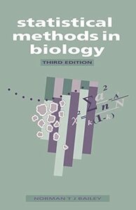 Statistical Methods in Biology 3ed　(shin