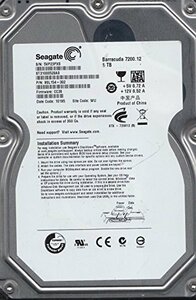 (中古品)Seagate 3.5インチ内蔵HDD 1TB 7200rpm S-ATAII 32MB ST31000528AS　(shin