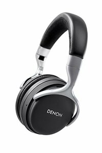 【中古 良品】 DENON ワイヤレスヘッドホン Bluetooth/ノイズキャンセリング対応 ブラック AH-　(shin