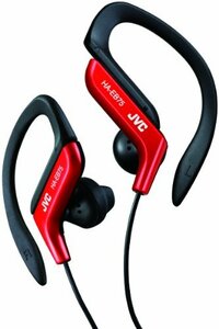 JVC HA-EB75-R イヤホン 耳掛け式 防滴仕様 スポーツ用 レッド(中古品)　(shin