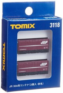 TOMIX Nゲージ 30A コンテナ 2個 赤色 3118 鉄道模型用品(中古 未使用品)　(shin