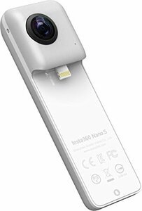 Insta360 Nano S Silver 360度カメラ 4Kビデオ iPhone X/8/7/6シリーズ対応 CM425 【国内正規品】(中古品)　(shin