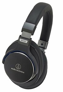 【中古 良品】 audio-technica 密閉型ポータブルヘッドホン ハイレゾ音源対応 ブラック ATH-MS　(shin